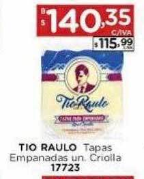 Hipermay Tio raulo tapas empanadas criolla oferta