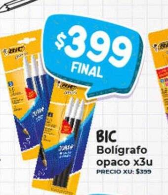 Supermayorista Vital Bic bolígrafo opaco oferta