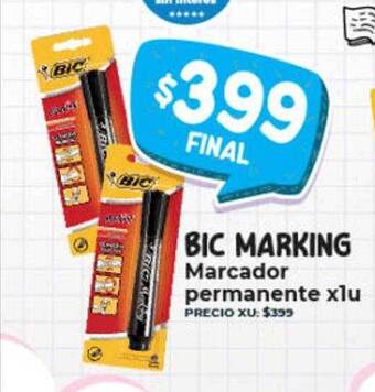 Supermayorista Vital Bic marking marcador permanente oferta