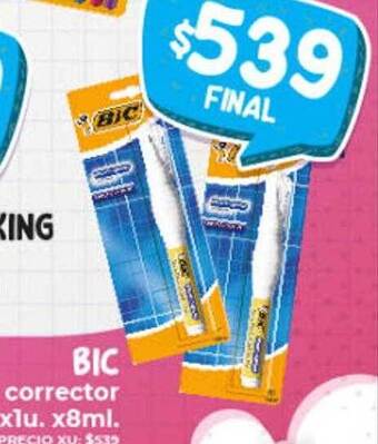 Supermayorista Vital Bic corrector oferta