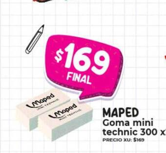 Supermayorista Vital Maped goma mini technic oferta