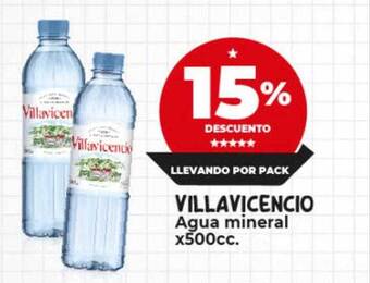 Supermayorista Vital Villavicencio agua mineral oferta