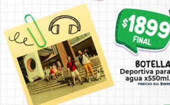 Supermayorista Vital Botella deportiva para agua oferta