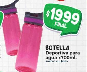 Supermayorista Vital Botella deportiva para agua oferta