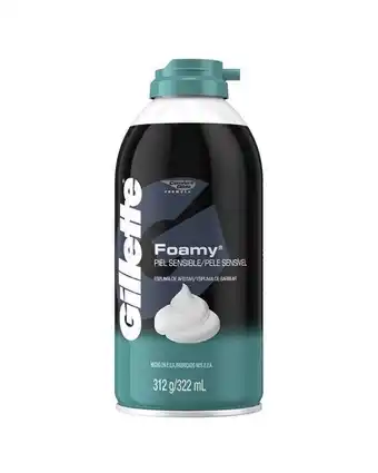 Punto de Salud Espuma para afeitar gillette foamy sensitive 322 ml oferta