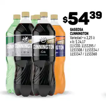 Makro Cunnington Gaseosa Variedad x 2,25 lt oferta