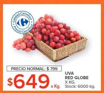 Carrefour Uva red globe oferta