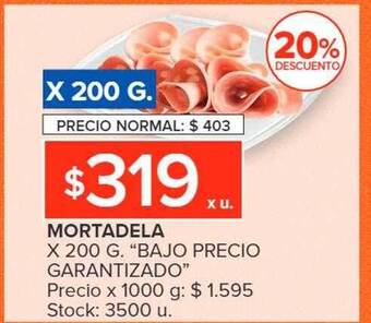 Carrefour Mortadela oferta