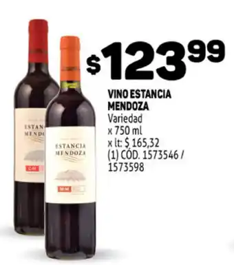 Makro Estancia Mendoza Vino Variedad x 750 ml oferta