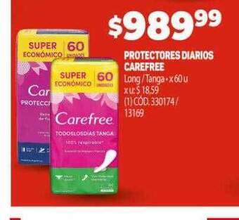 Makro Protectores diarios carefree oferta