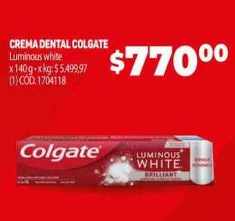 Makro Crema dental colgate oferta