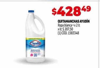 Makro Quitamanchas ayudín oferta