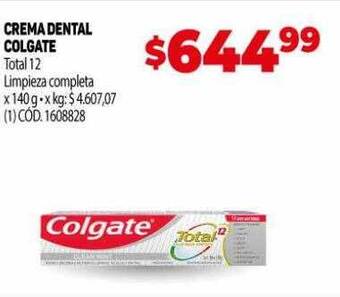 Makro Crema dental colgate oferta