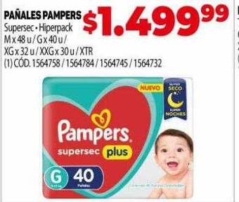 Makro Pañales pampers oferta