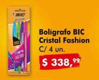 Makro Bolígrafo bic cristal fashion oferta