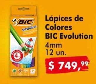 Makro Lápices de colores bic evolution oferta