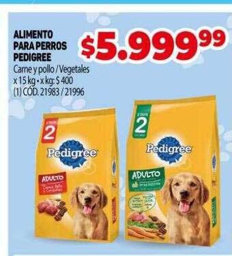 Makro Alimento para perros pedigree oferta