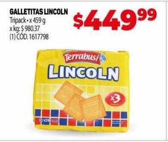 Makro Galletitas lincoln oferta