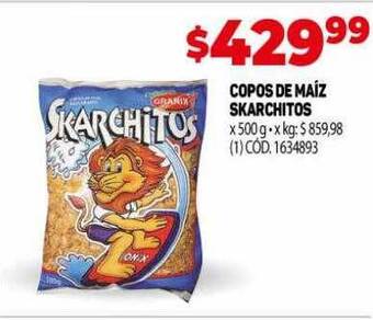 Makro Copos de maíz skarchitos oferta