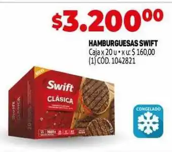 Makro Hamburguesas swift oferta