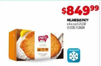 Makro Milanesas paty oferta