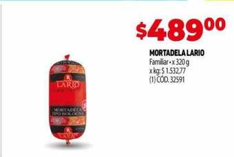 Makro Mortadela lario oferta