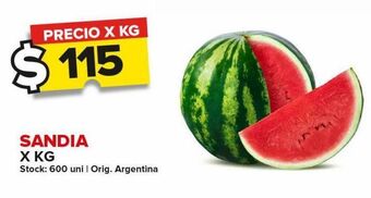 Carrefour Maxi Sandía x kg oferta