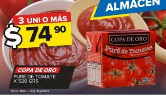 Carrefour Maxi Puré de tomate copa de oro 520g oferta