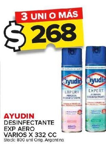 Carrefour Maxi Desinfectante ayudin x 332cc oferta