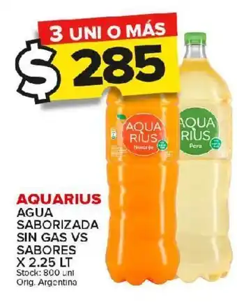 Carrefour Maxi Agua con sabor aquarius x 2.25l oferta