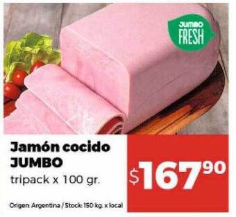 Disco Jamón cocido jumbo oferta