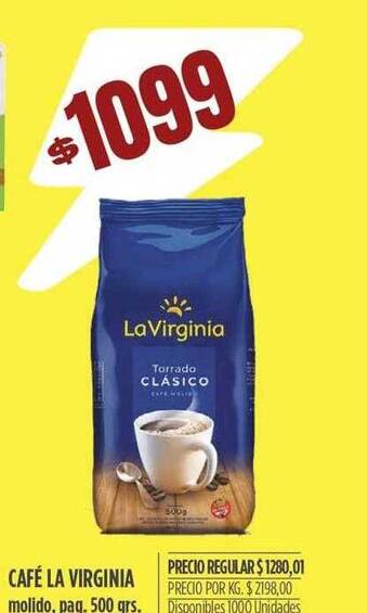 Supermercados Vea Café la virginia oferta