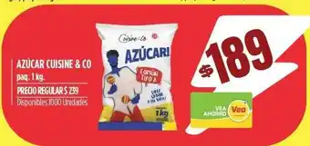 Supermercados Vea Azúcar cuisine & co oferta