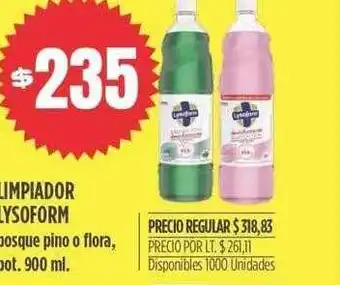 Supermercados Vea Limpiador lysoform oferta