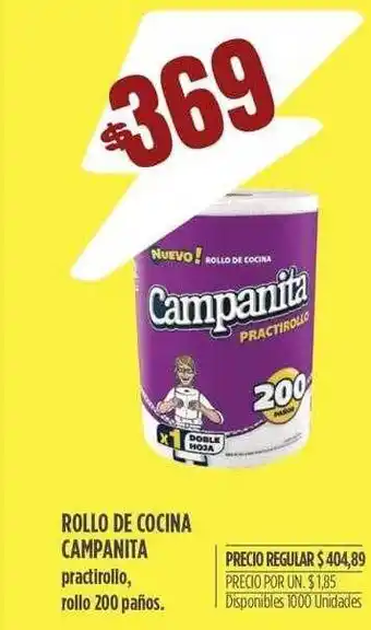 Supermercados Vea Rollo de cocina campanita oferta