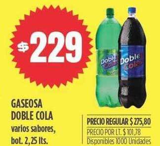 Supermercados Vea Gaseosa doble cola oferta