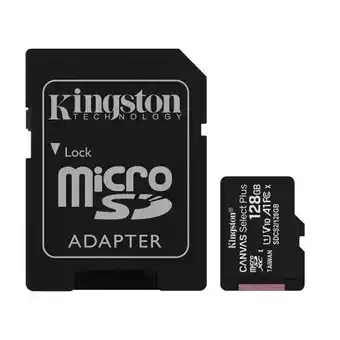 Maitess Tarjeta de memoria kingston sdcs2/128gb microsdxc canvas select plus c/adapt oferta
