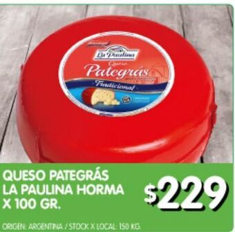 Jumbo Queso pategrás oferta