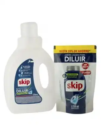 Ferniplast Jabón líquido skip p/diluir + botella 150ml oferta