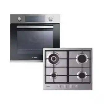 Otero Horno eléctrico candy fcp605x y anafe a gas chg6 oferta