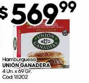 Diarco Hamburguesa unióñ ganadera oferta