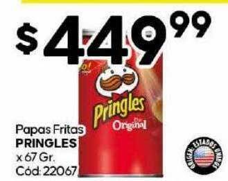 Diarco Papas fritas pringles oferta