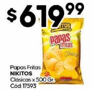 Diarco Papas fritas nikitos clásicas oferta
