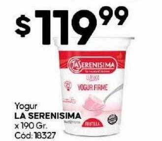 Diarco Yogur la serenisima oferta