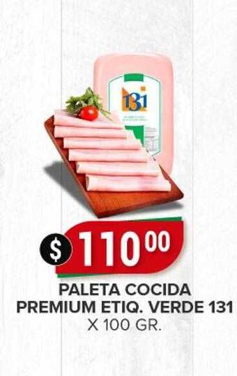 Supermercados Mayor Paleta cocida premium etiq. verde 131 oferta