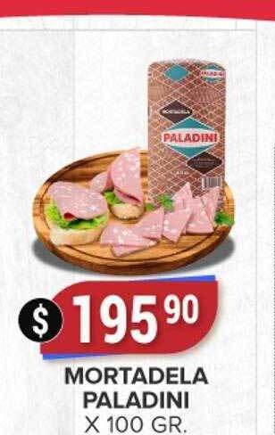 Supermercados Mayor Mortadela paladini oferta