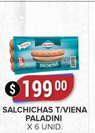 Supermercados Mayor Salchichas t viena paladini oferta