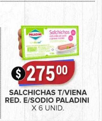 Supermercados Mayor Salchichas t viena red. e sodio paladini oferta