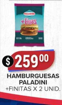 Supermercados Mayor Hamburguesas paladini +finitas oferta