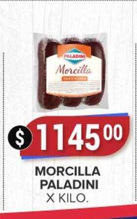 Supermercados Mayor Morcilla paladini oferta